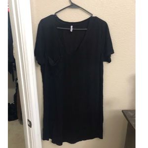 Z Supply Suede Pocket Tee Dress